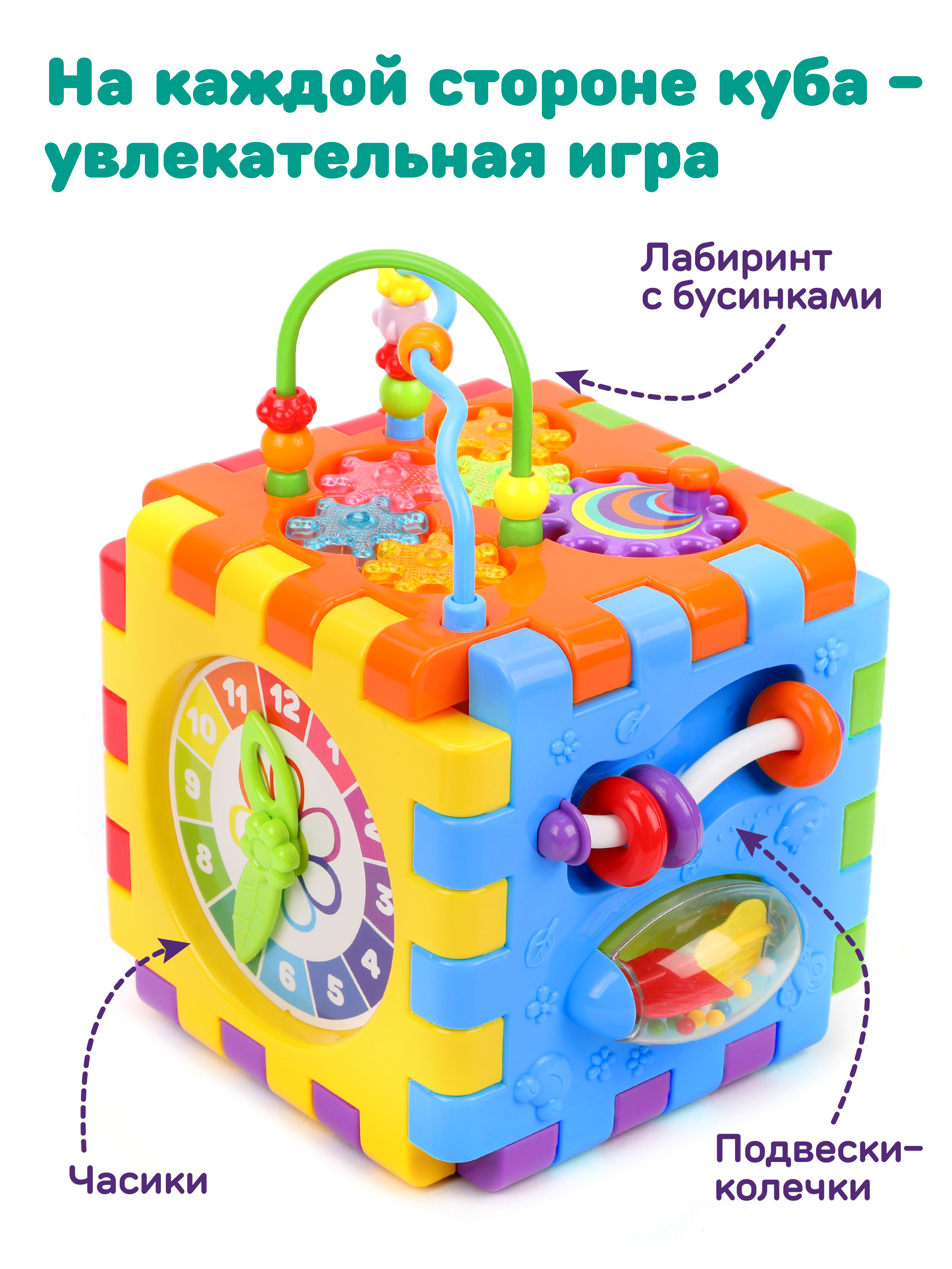 Игрушка Жирафики развивающий центр Мегакуб - фото 5