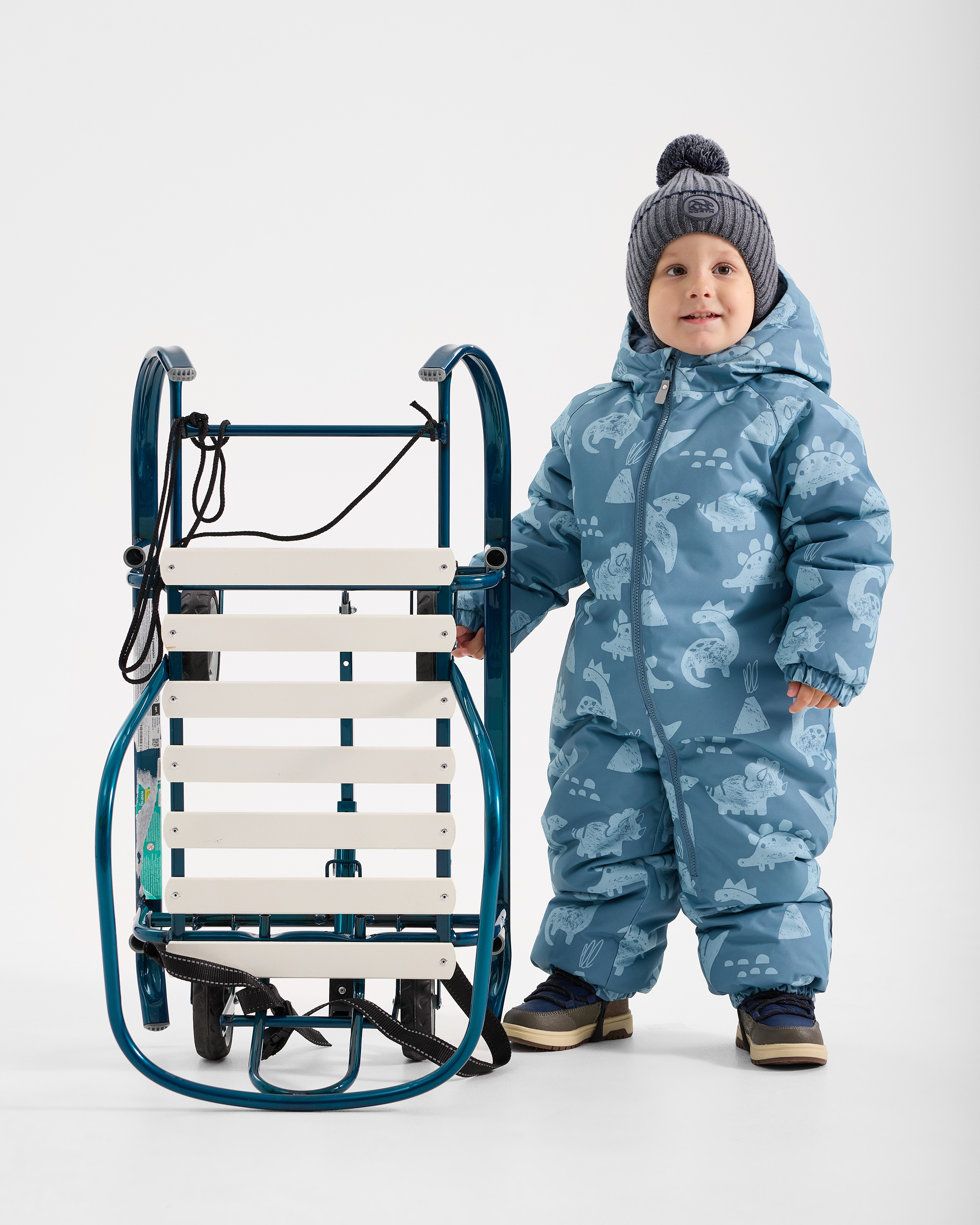 Санки NiKA kids Тимка 6 универсал морской лак - фото 3