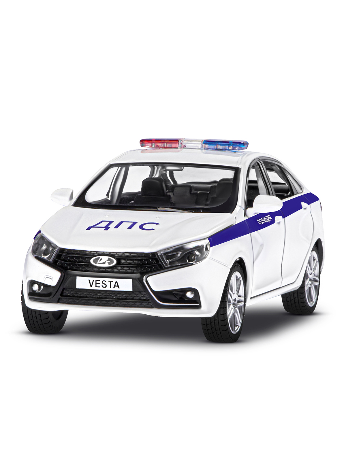 Полицейская машина АВТОпанорама LADA Vesta 1:24 JB1251151 - фото 11