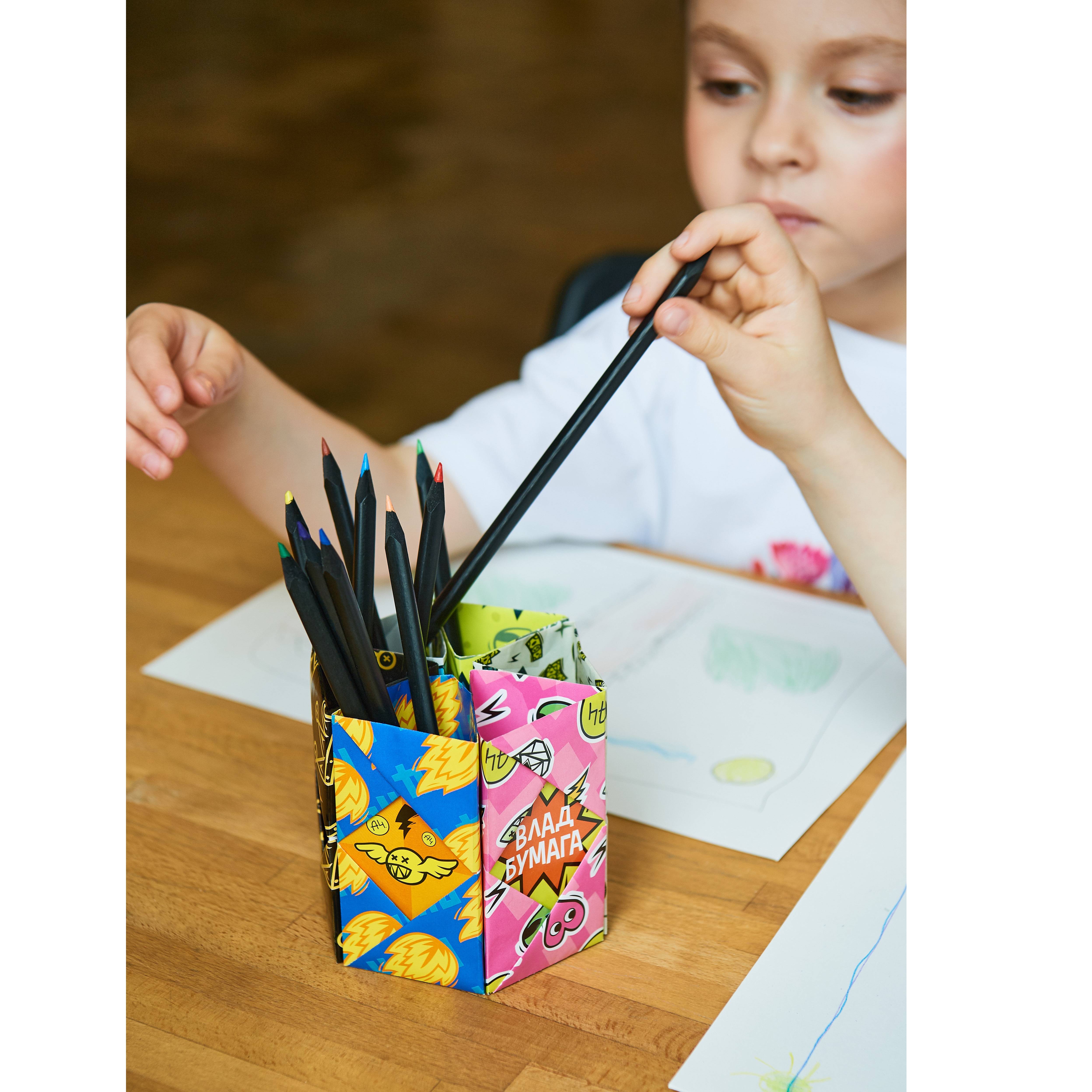 Набор для творчества Attivio оригами Влад А4 Органайзер - фото 8