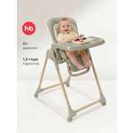 Стульчик для кормления Happy Baby William lux шезлонг зеленый