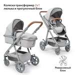 Коляска трансформер Happy Baby Linda grey