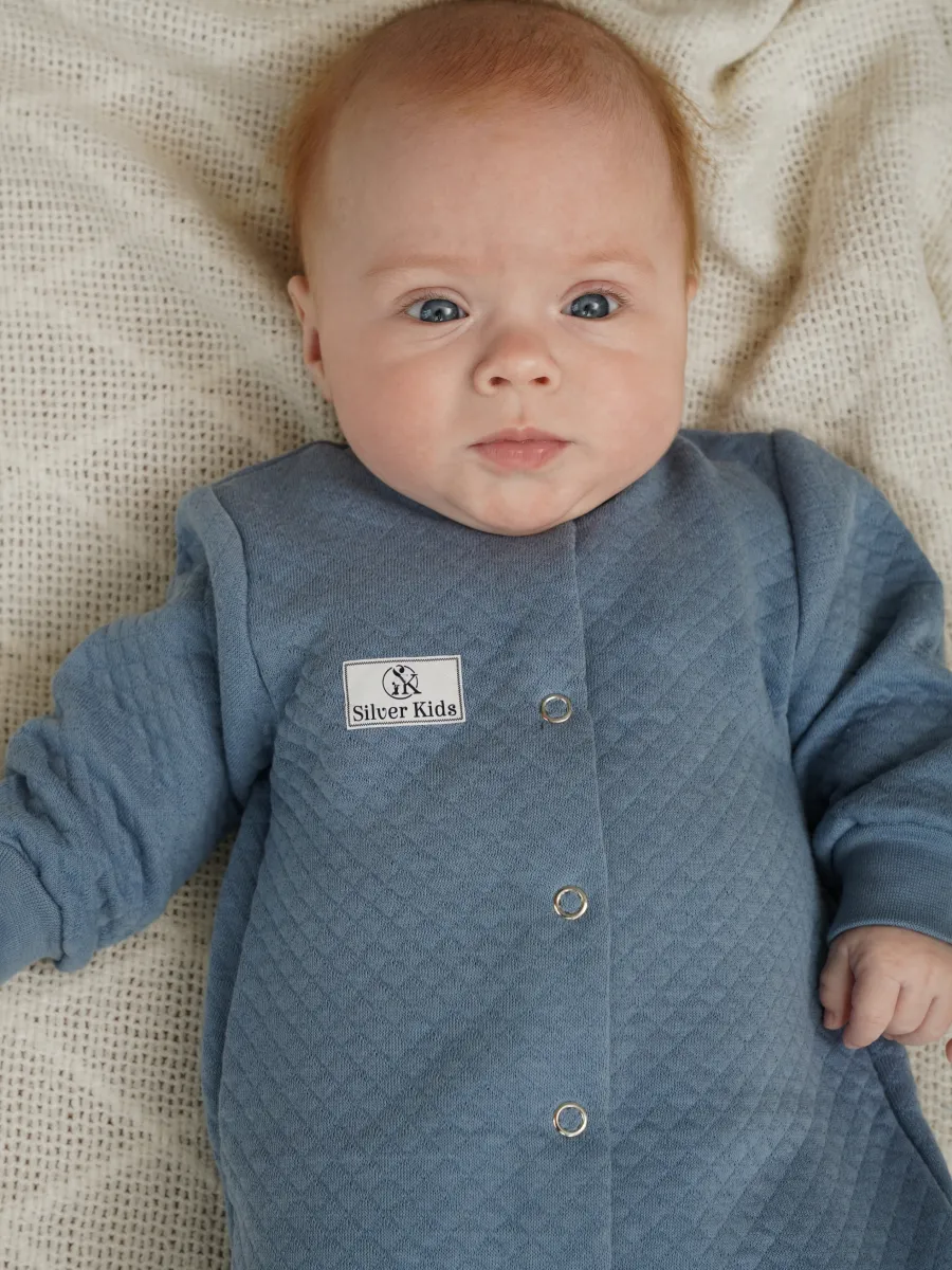 Комбинезон Супер Пупс мод24/сероголубой - фото 11