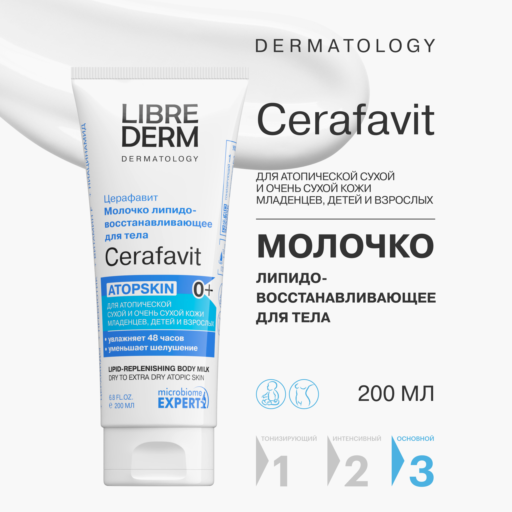 Молочко Librederm CERAFAVIT 200 мл - фото 1