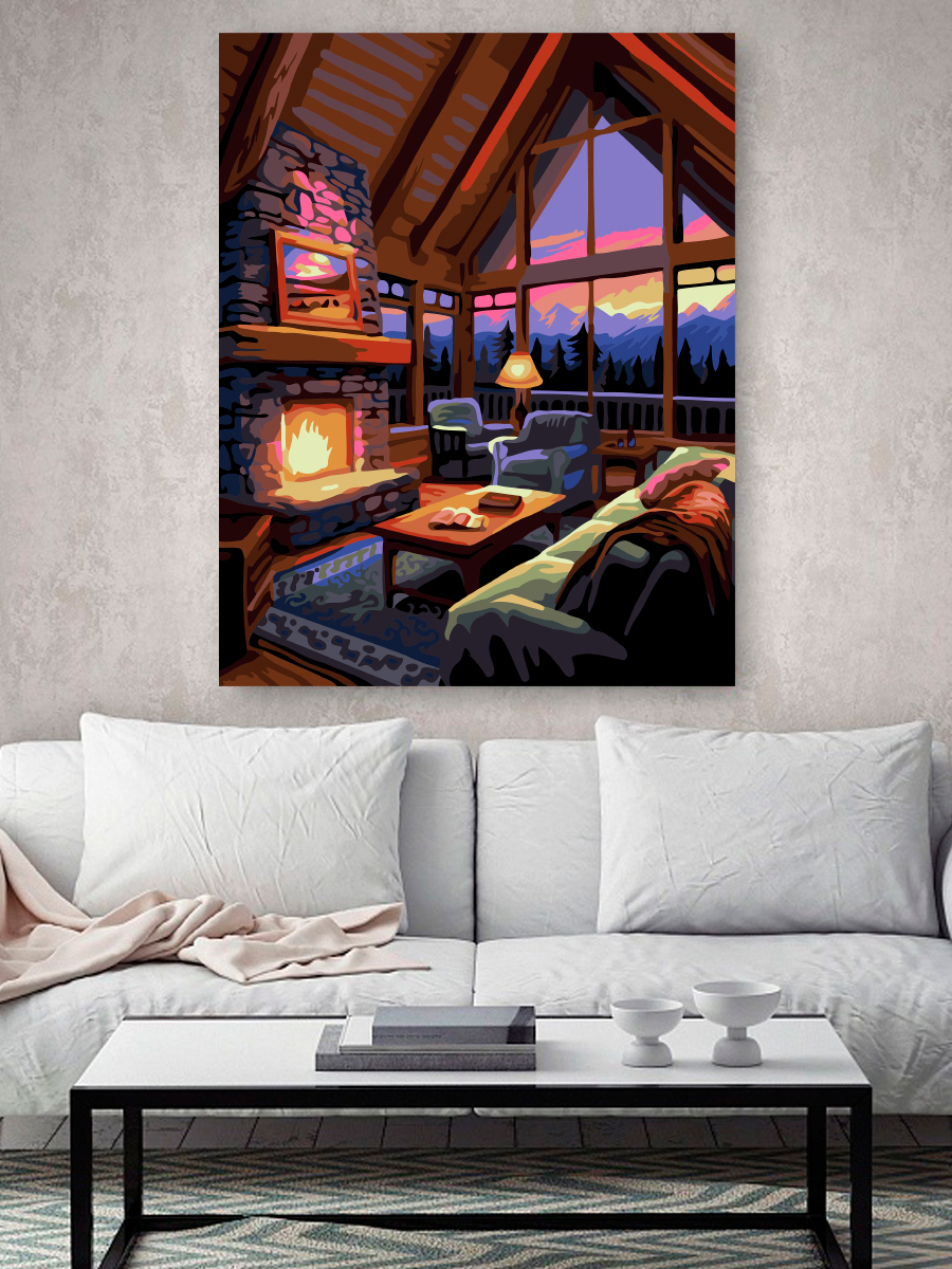 Картина по номерам Hobby Paint Отдых у камина в ассортименте - фото 3