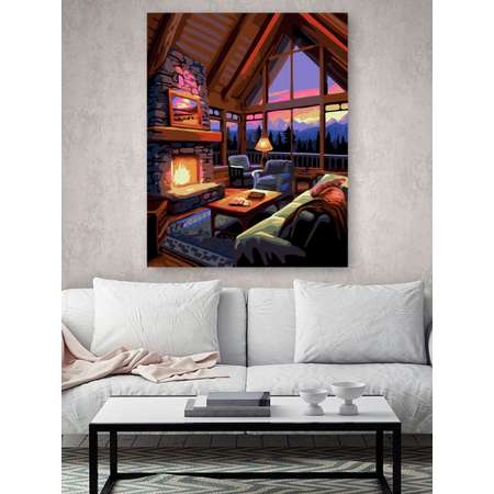 Картина по номерам Hobby Paint Отдых у камина в ассортименте