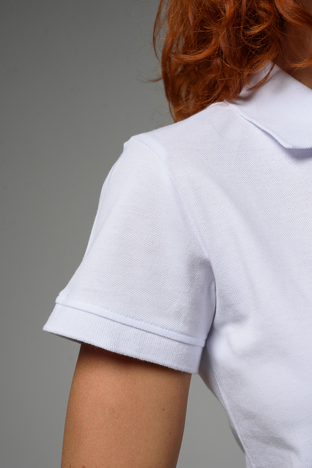 Поло Натали Суслова 8524 белый+кот - фото 8