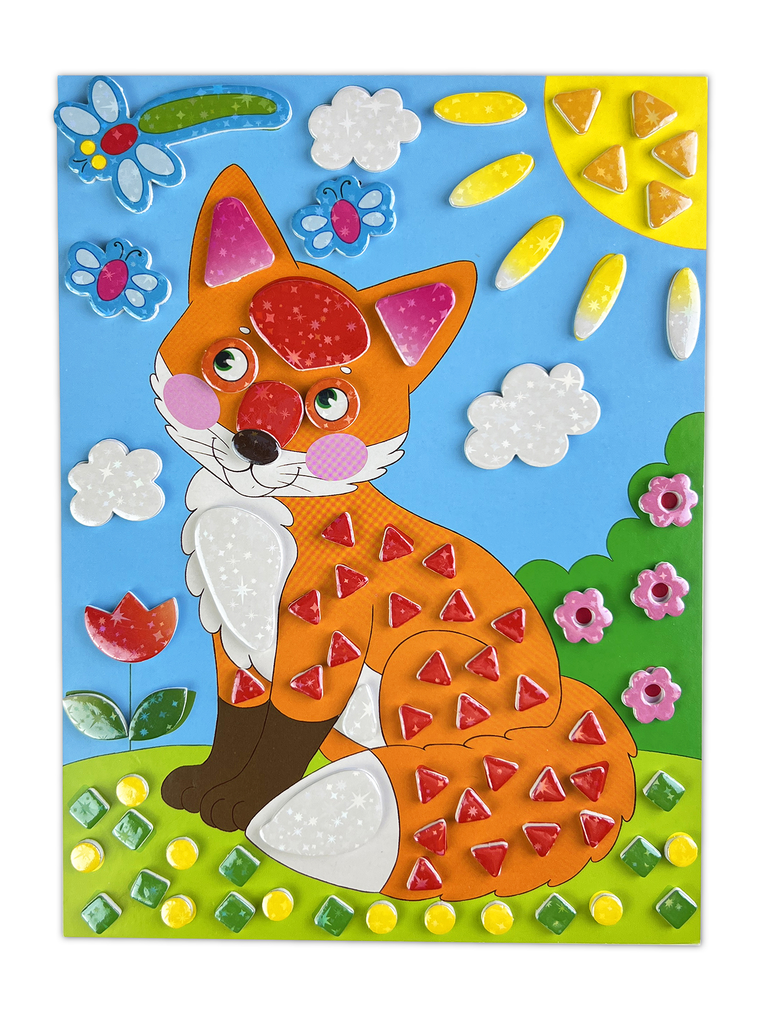 Аппликация Дрофа-Медиа Лисичка Оленёнок Рысёнок - фото 8