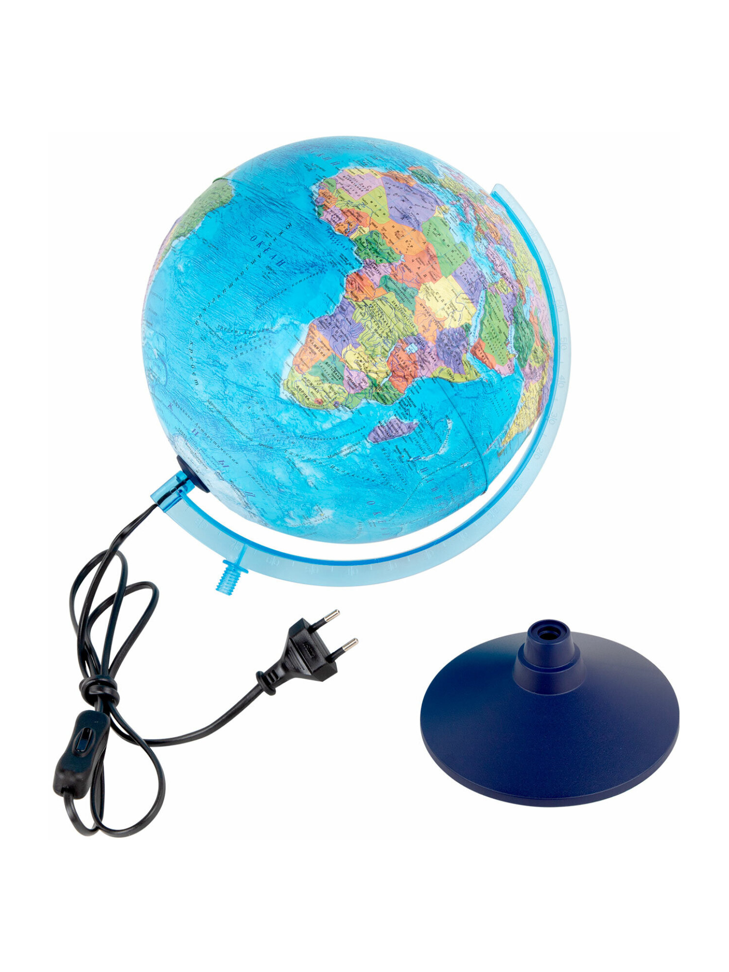 Глобус Globen интерактивный политический рельефный с подсветкой и VR очками 32 см - фото 24