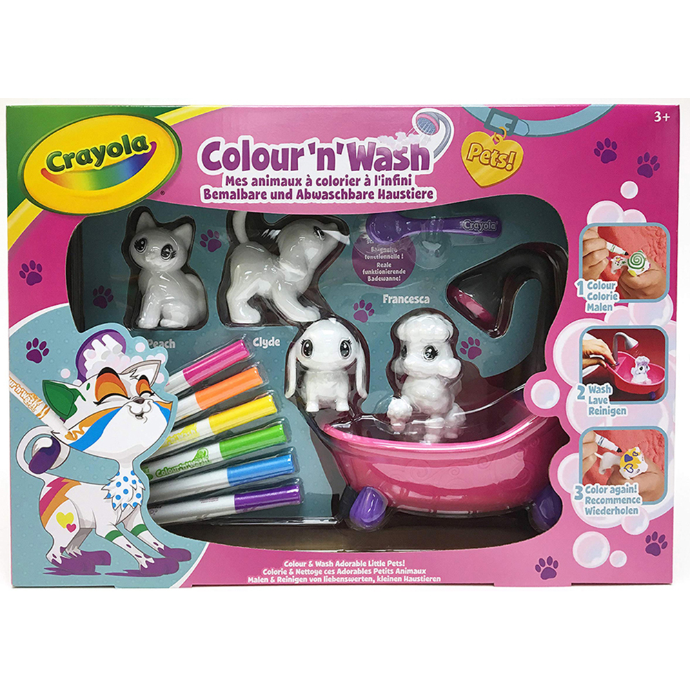 Игровой набор Crayola Washimals с ванной - фото 2