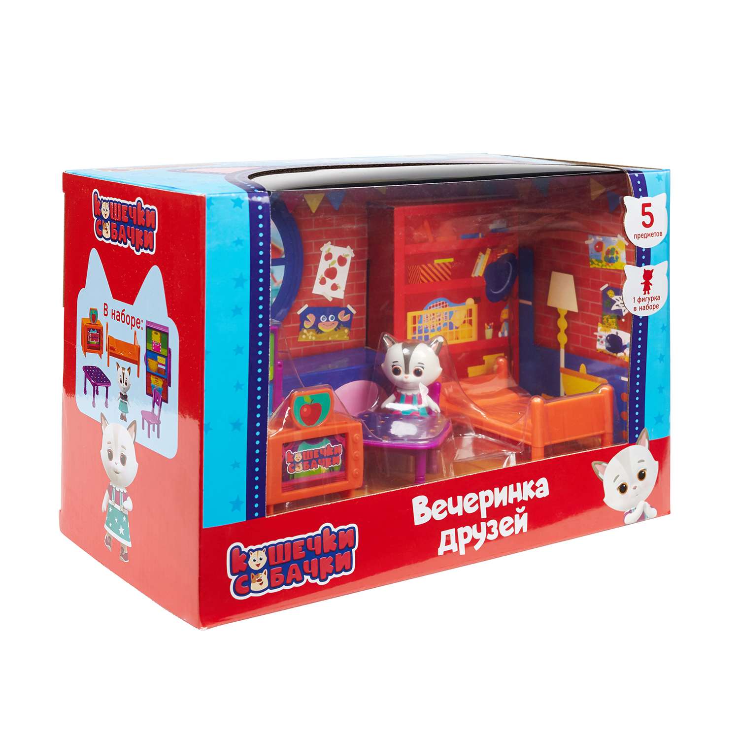 Игровой набор Кошечки-собачки Комната - фото 9