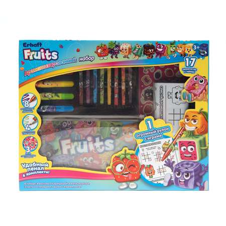 Набор для рисования Erhaft Fruits 17 шт.
