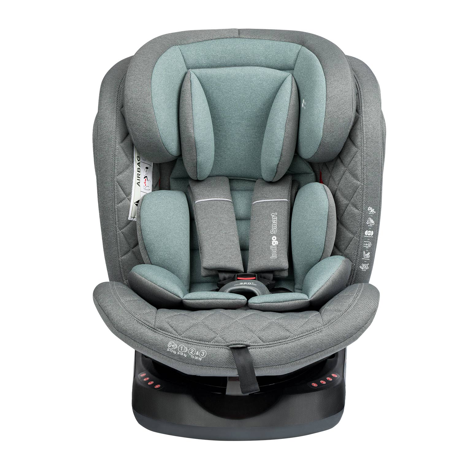 Автокресло Indigo SMART Isofix 0+/1/2/3 (0-36 кг) - фото 2