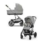 Коляска 2в1 Cybex Balios S Lux SLV серый