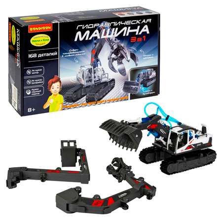 Конструктор Bondibon Робототехника Машина 3в1 сборная игровая модель