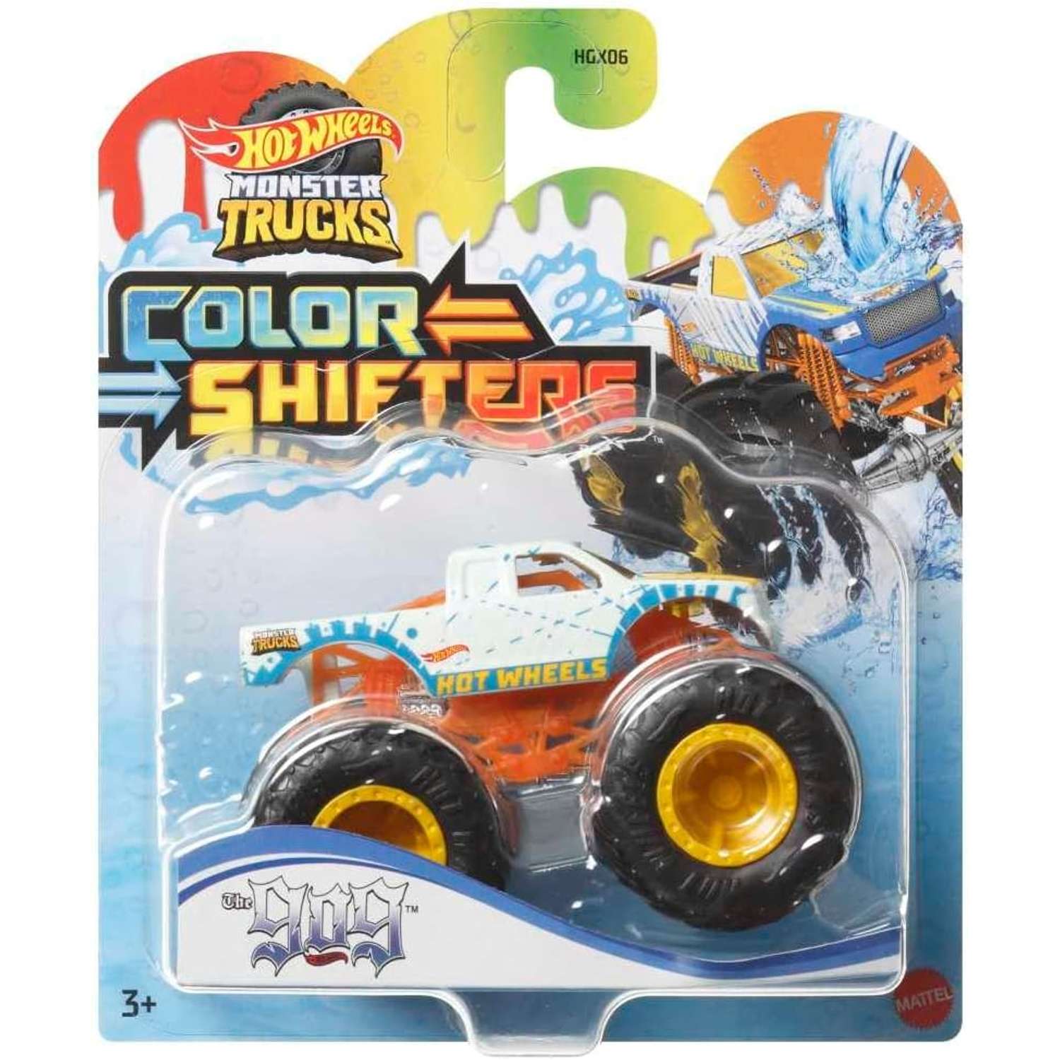 Автомобиль Hot Wheels 1:64 голубой HGX06 - фото 4