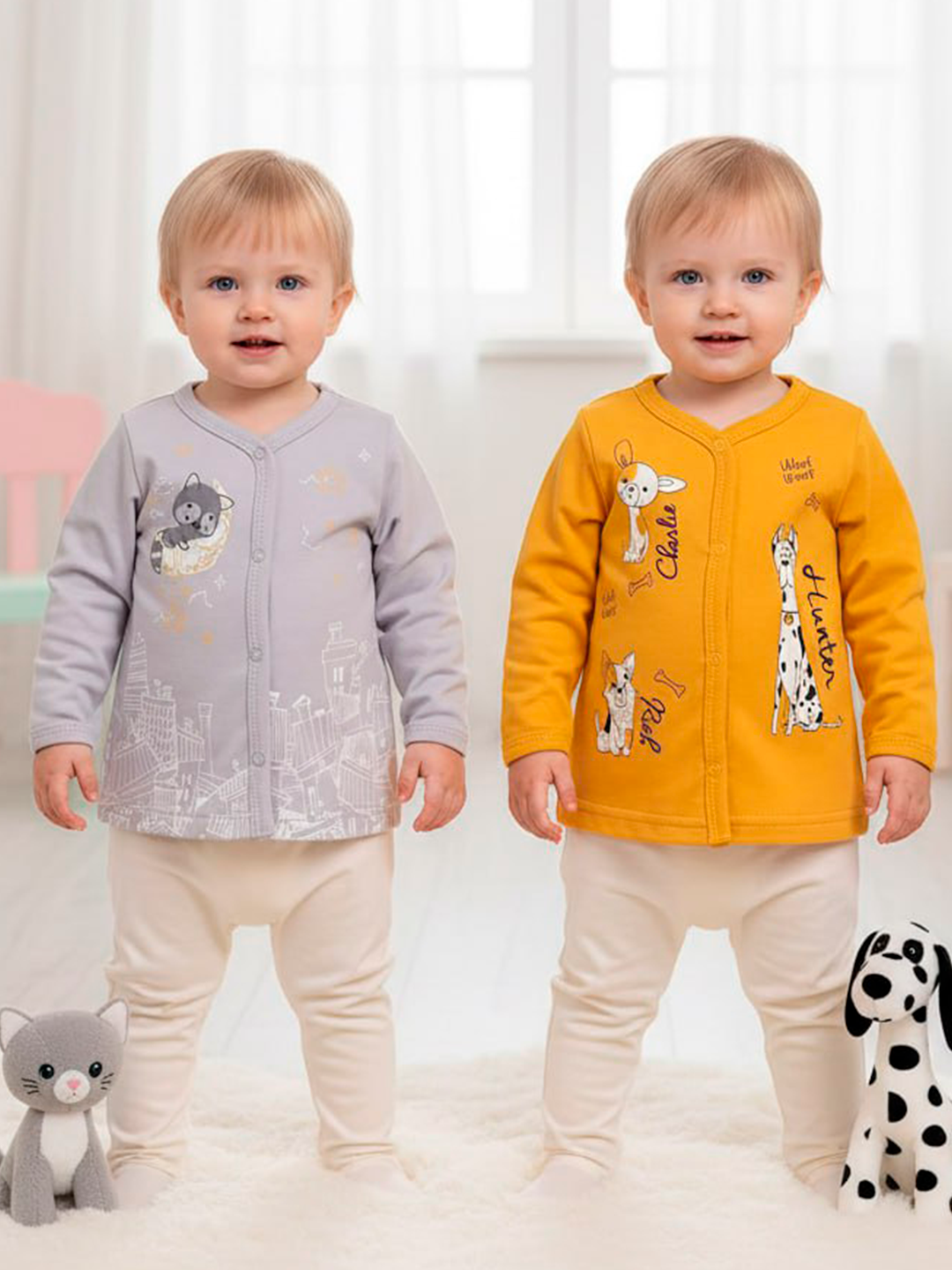 Кофточка 2 шт Совенок Дона БШ2-201-1/23 - фото 1