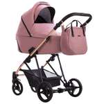 Коляска 2в1 Bebetto Yoddi Premium Class розовый