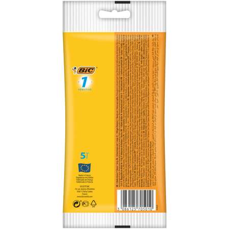 Набор бритв BIC мужских 1 Sensitive 5 шт