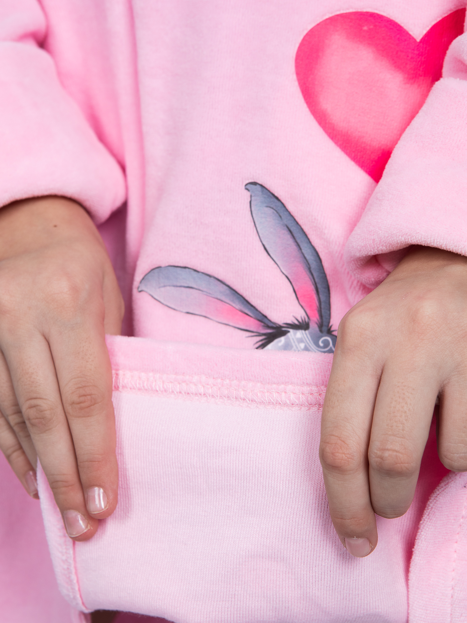 Халат ЛАДОШКИ Халат Амур розовый - фото 9