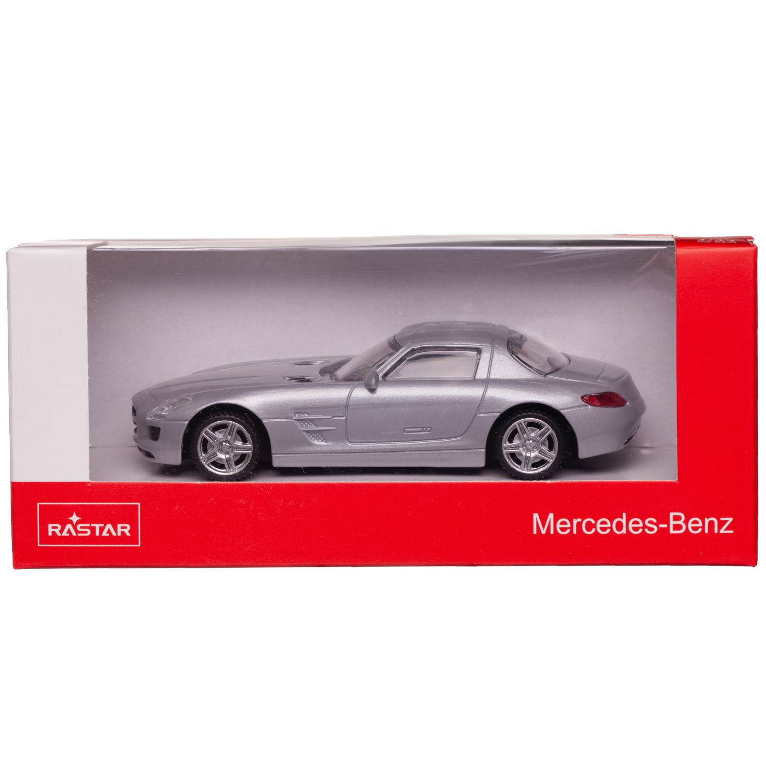 Автомобиль Rastar Mercedes 1:43 серебряный 58100S - фото 3
