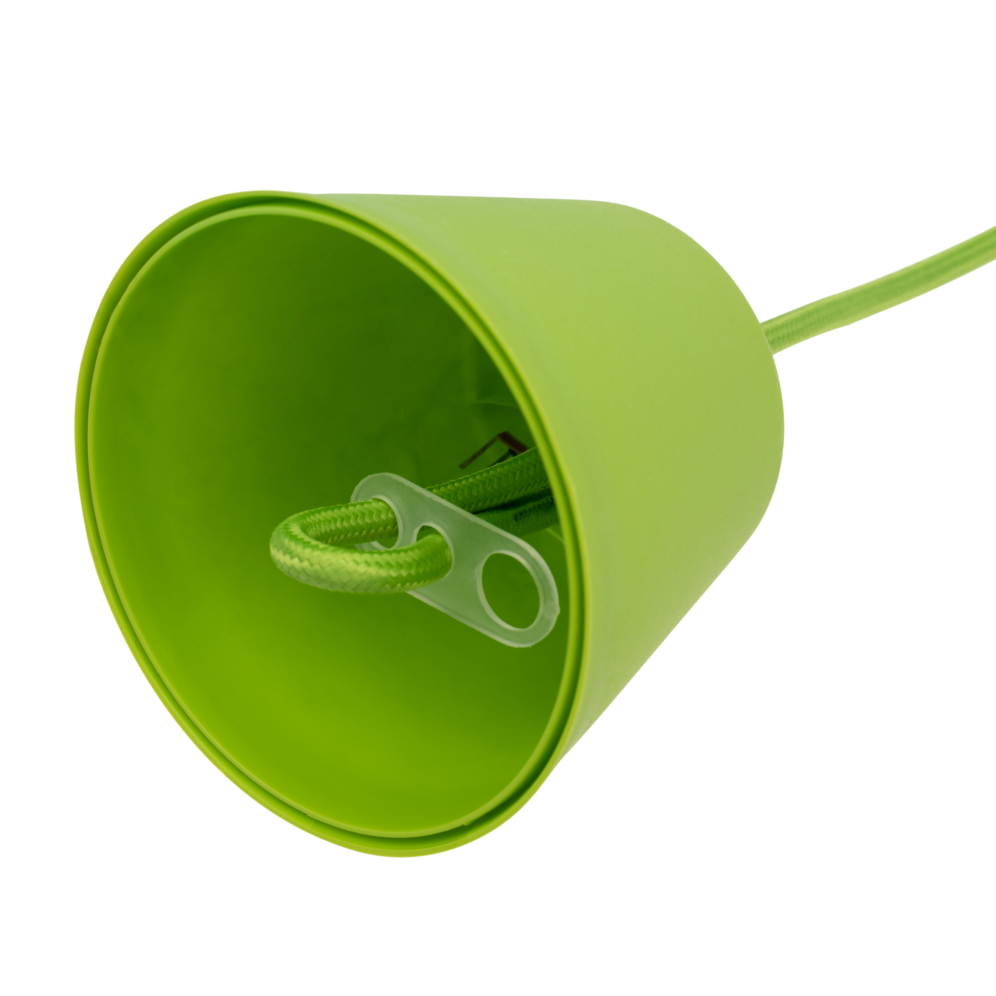 Патрон силиконовый REXANT E27 со шнуром 1 м зеленый - фото 9