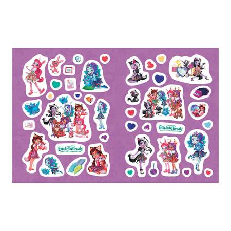 Книга ND PLAY Наклейки Энчантималс Волшебные подружки 150шт