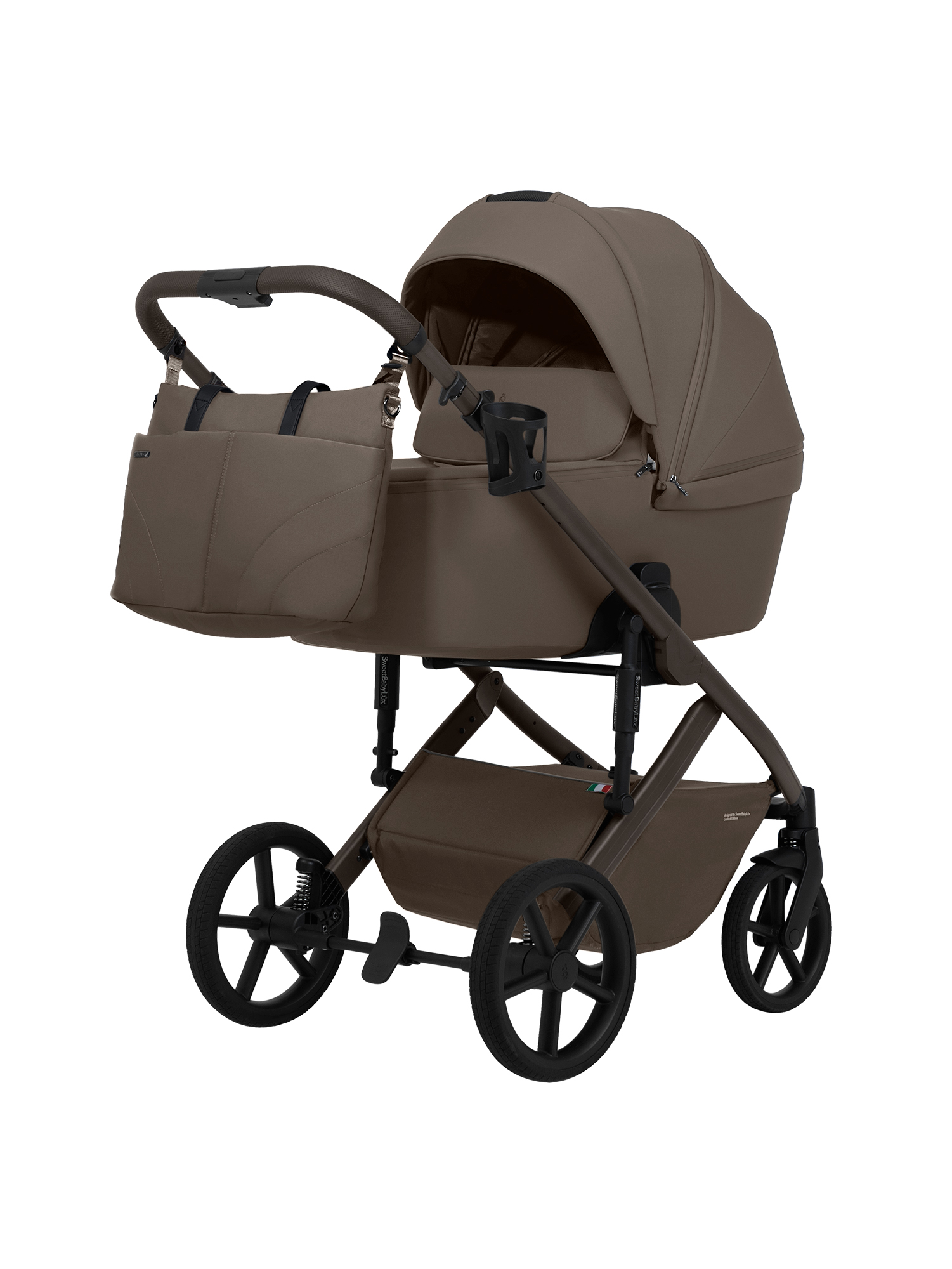 Коляска 2в1 Sweet Baby Dolce Dark Beige бежевый - фото 30