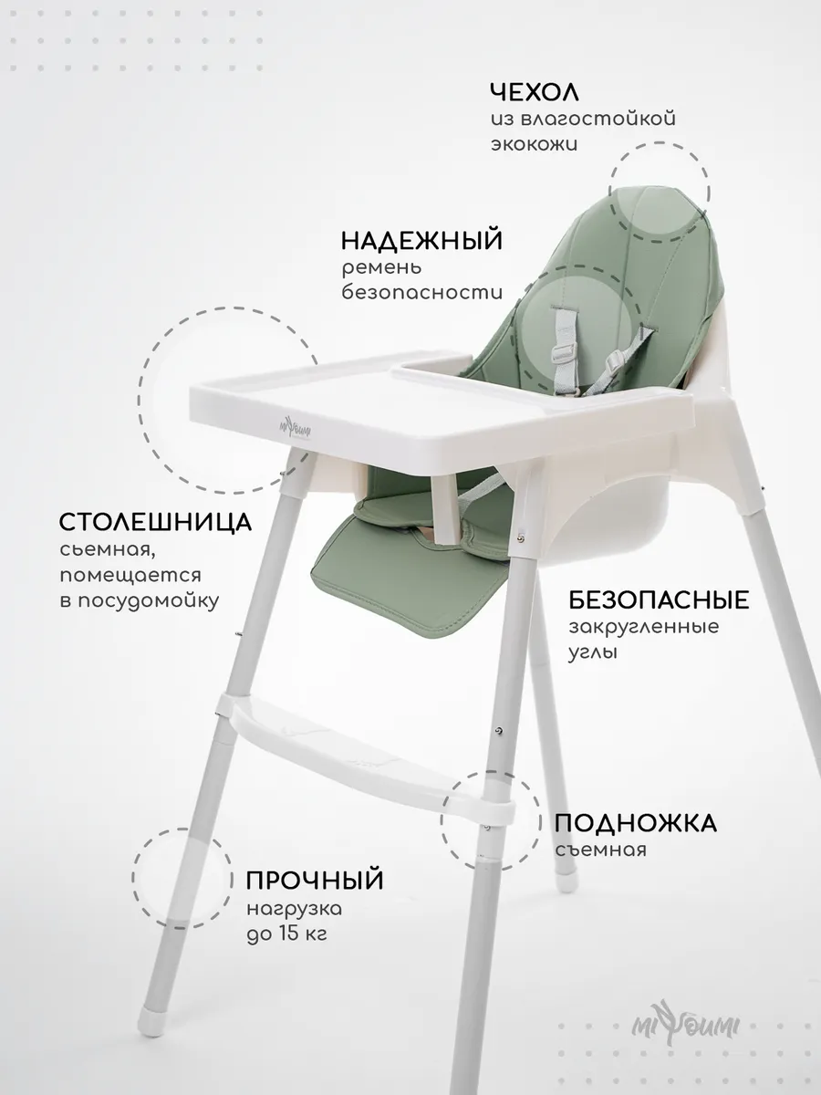 Стульчик для кормления Miyoumi Sage - фото 3
