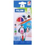 Карандаши цветные MILAN 12 шт.