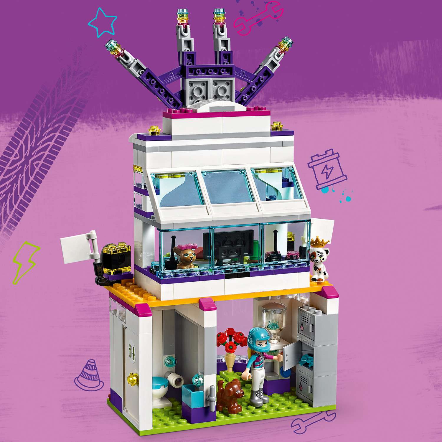 Конструктор LEGO Friends Большая гонка блочный - фото 8
