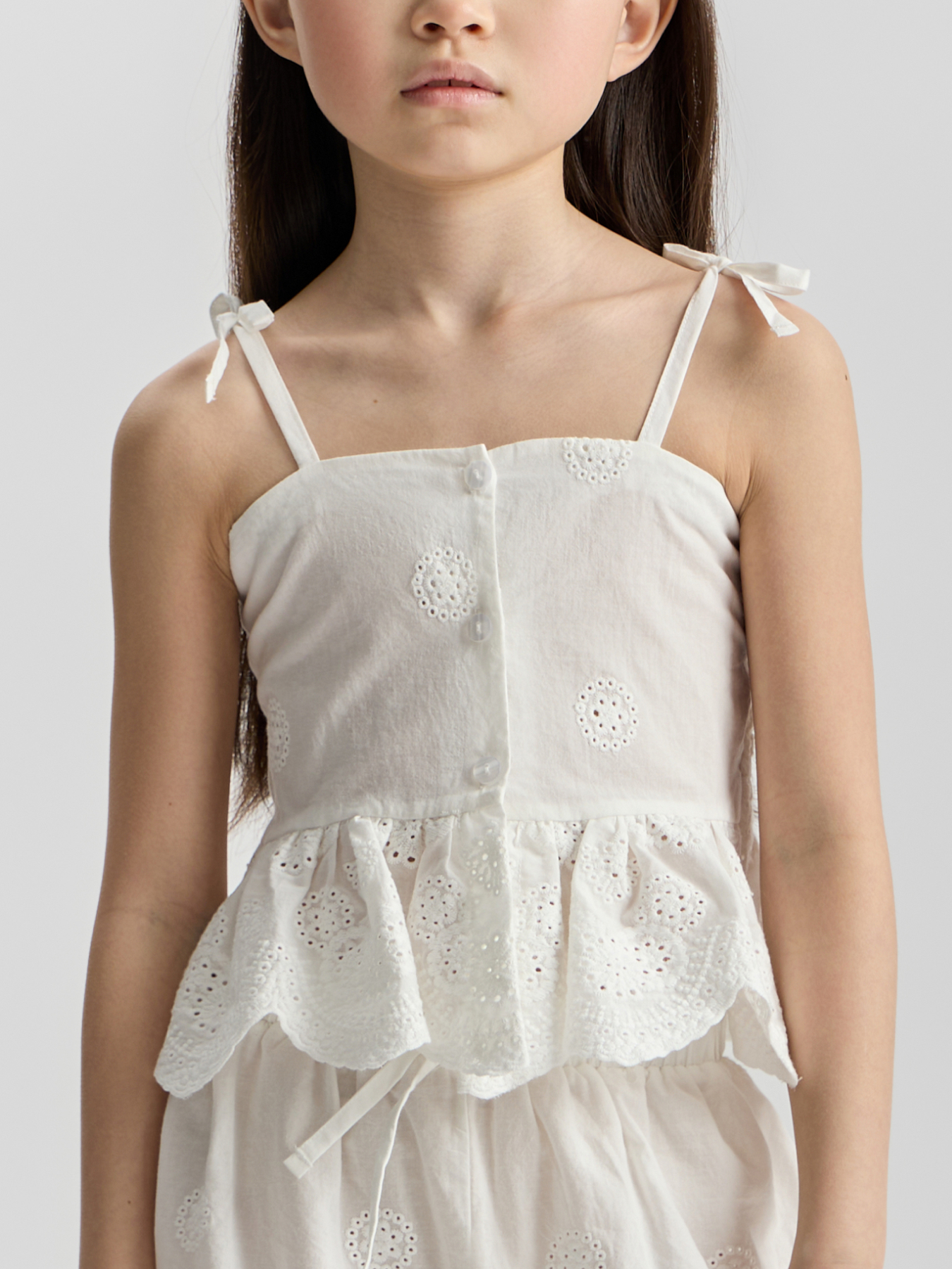 Топ Happy Baby 88258-1_white-lace - фото 1