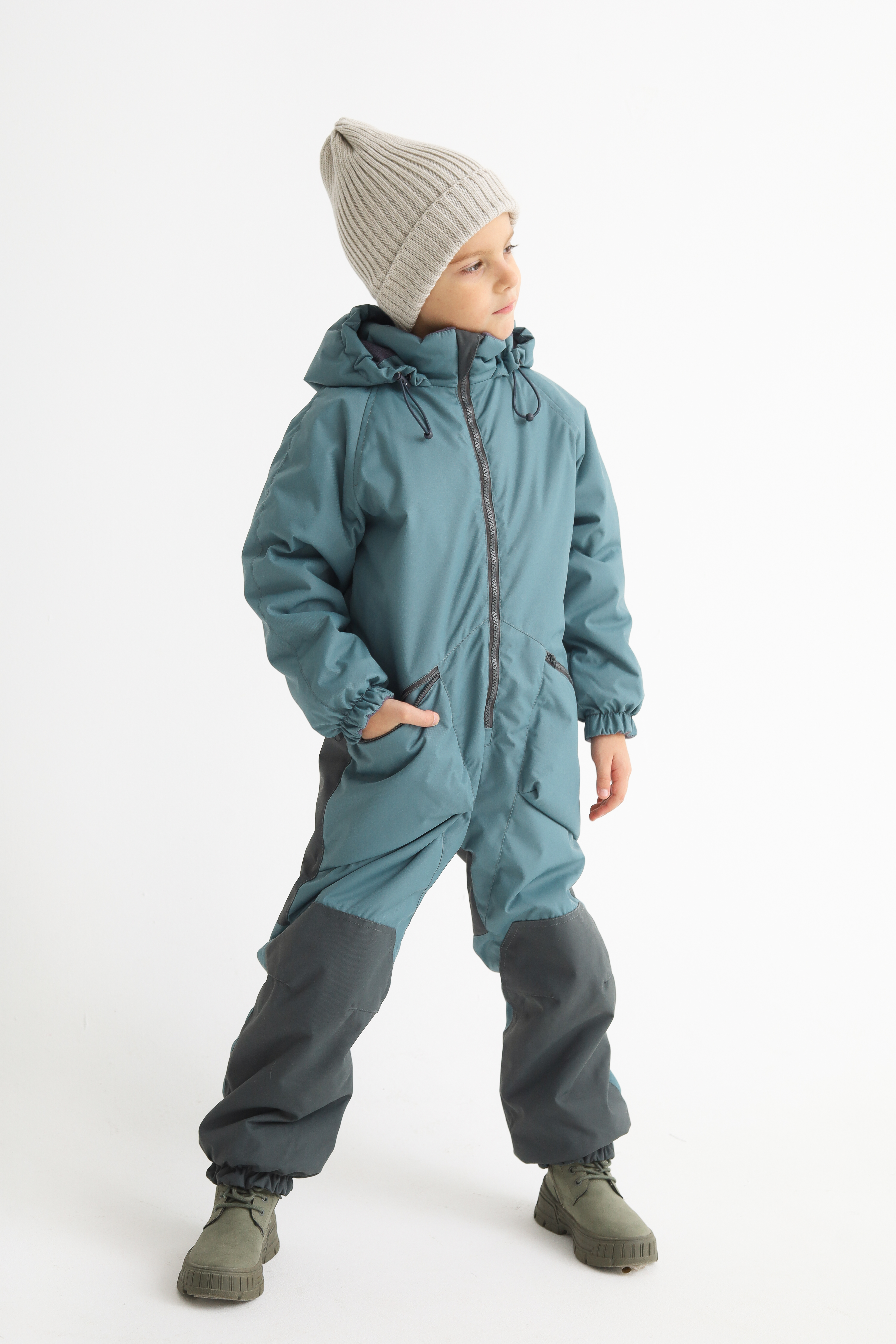 Комбинезон MINIDINO В-КОМ-010/1/ДКомбинезон детский демисезонный 3.0 васаби - фото 1