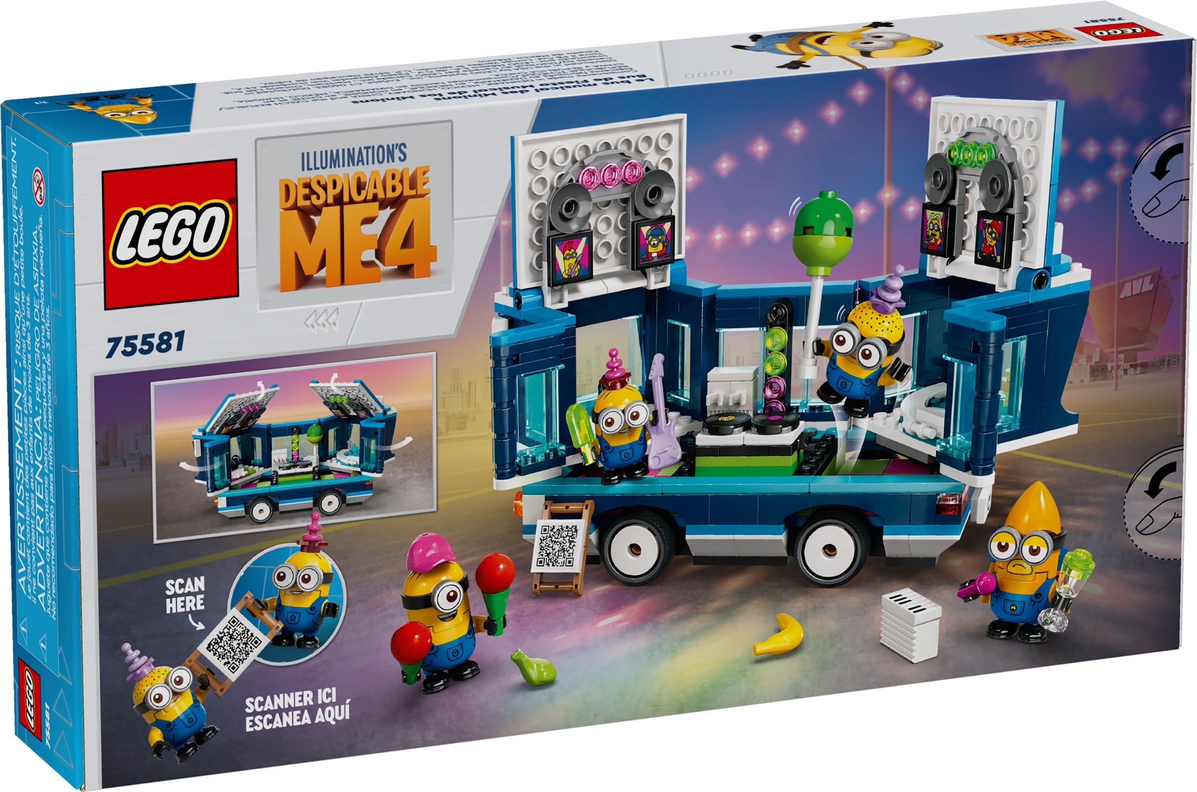 Изображение товара Конструктор LEGO Minions Музыкальный автобус 75581 386 деталей для детей от 7 лет