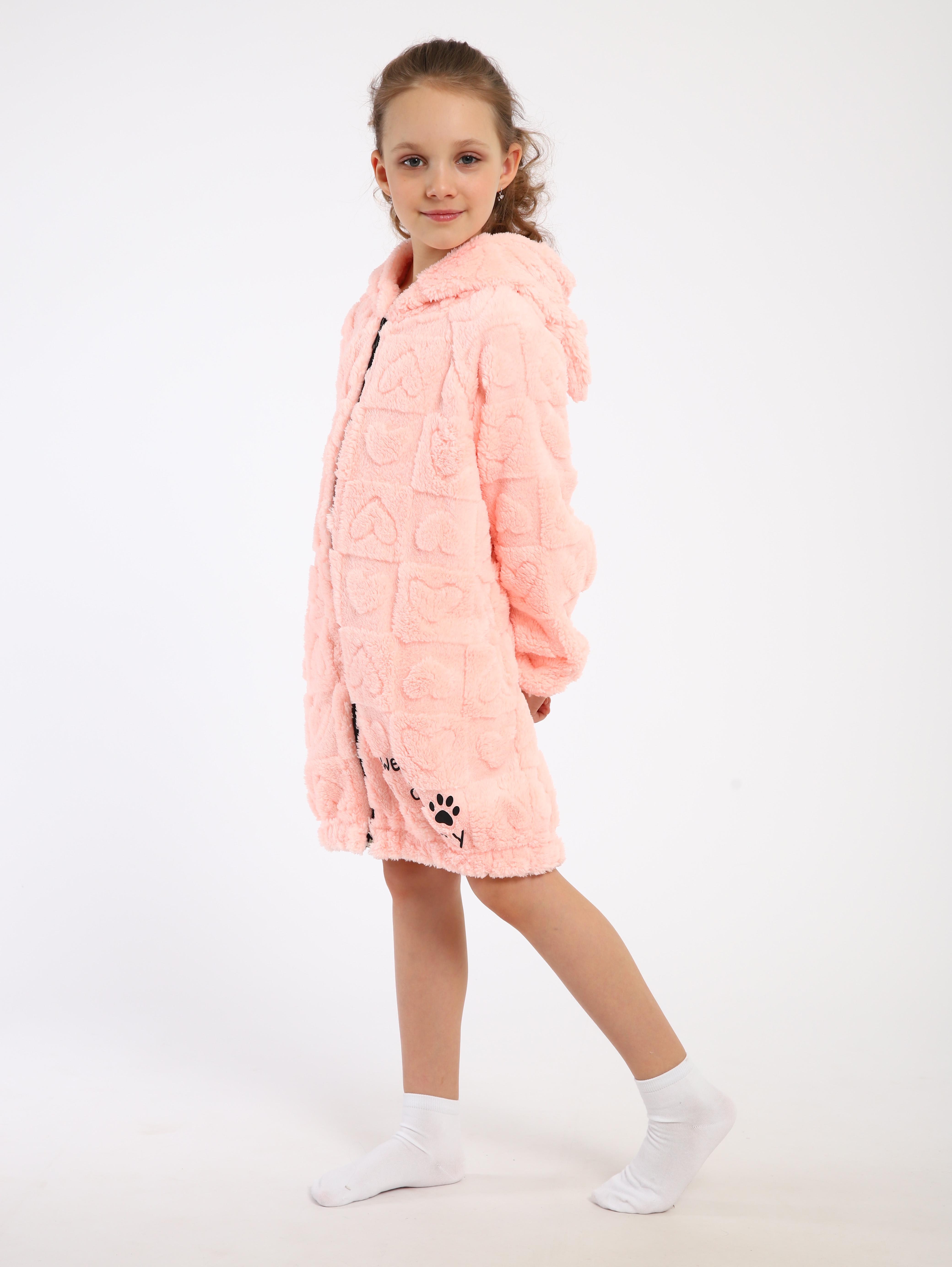 Халат ЛАДОШКИ Халат Мурлыка персик - фото 5