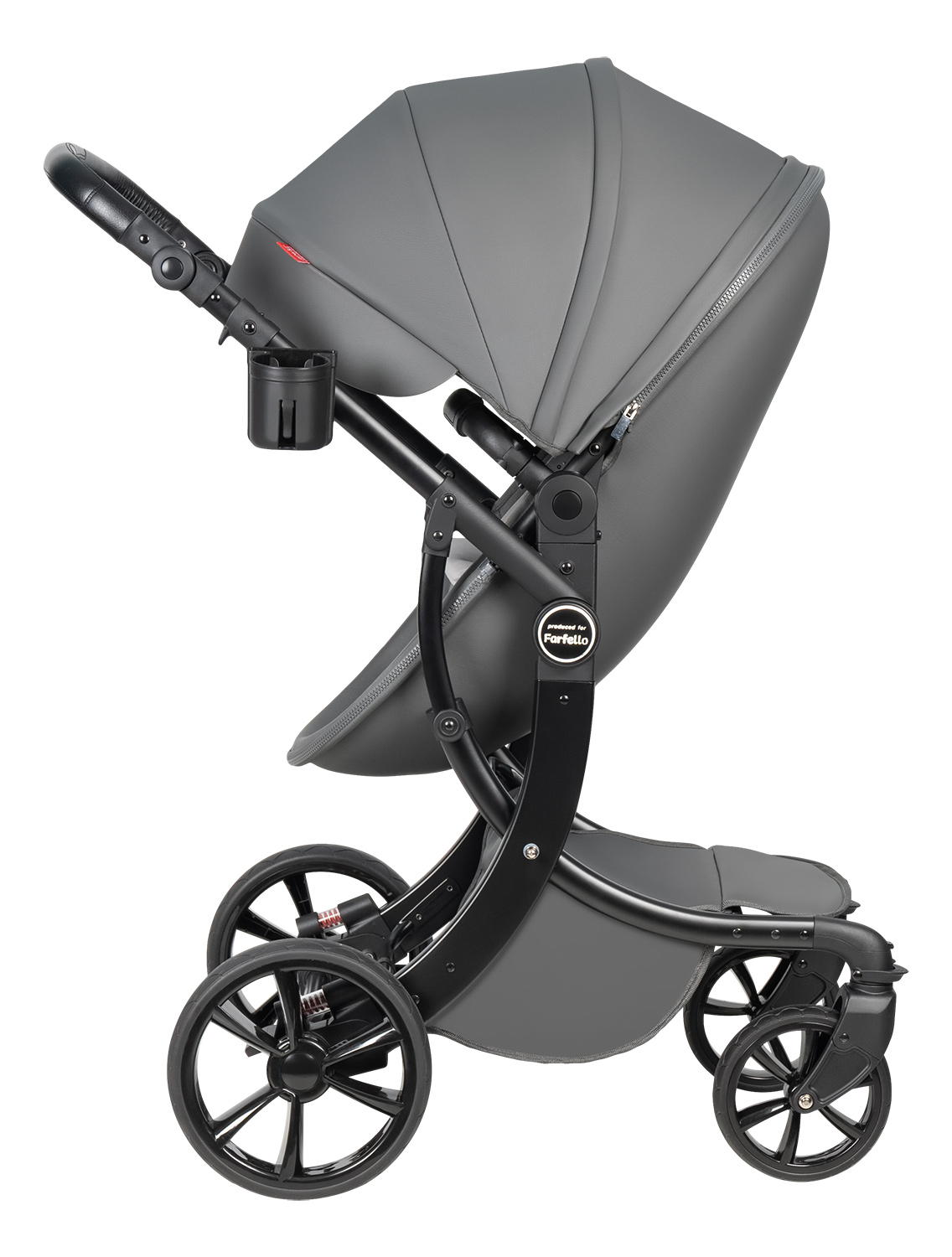 Коляска трансформер Aimile Spring серый - фото 13