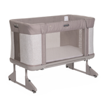 Детская кроватка Chicco Next2Me Forever прямоугольная, без маятника (серый)