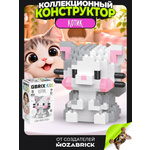 Конструктор QBRIX Серия Мини-блоки Котик 202 дет.