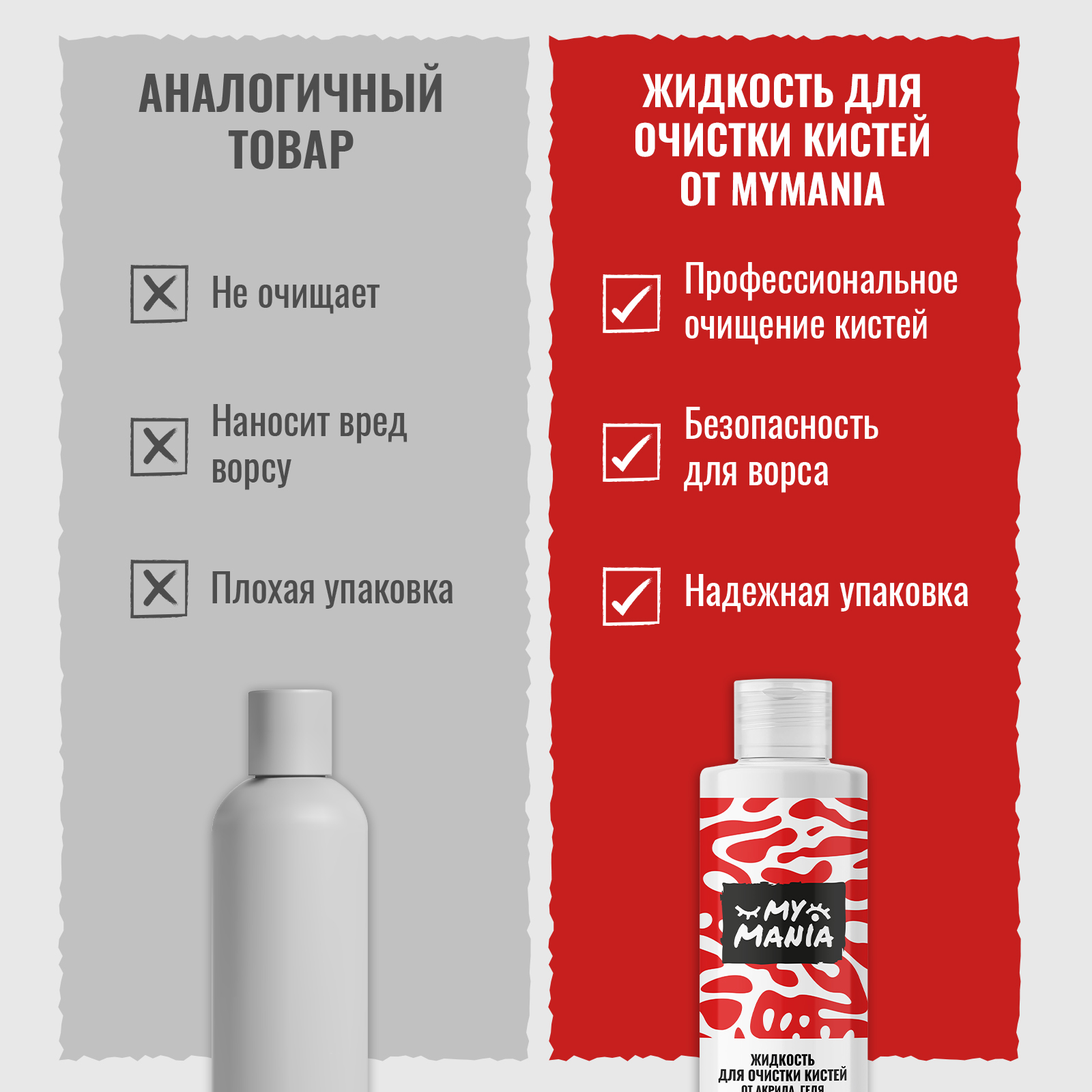 Жидкость для очистки кистей для маникюра MyMania от акрила геля и мономеров - фото 9