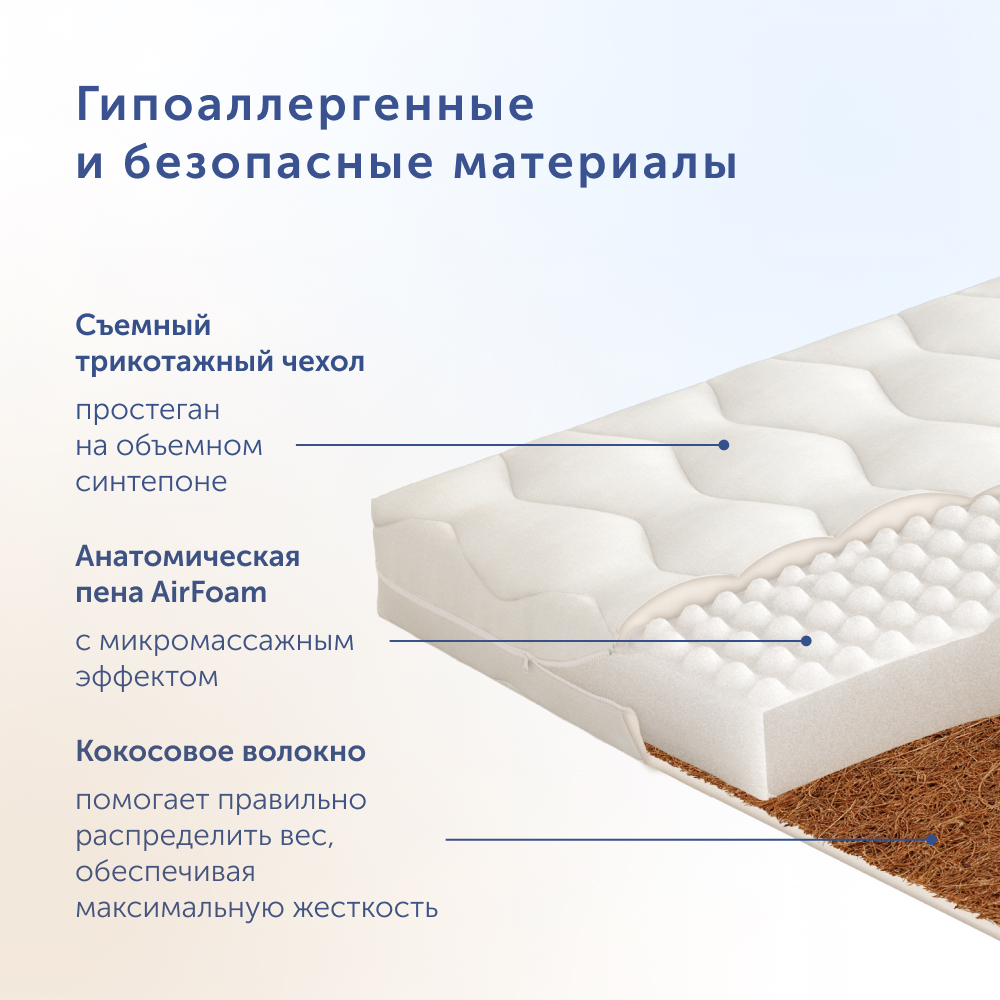 Матрас buyson BuyToy 190х80 - фото 2