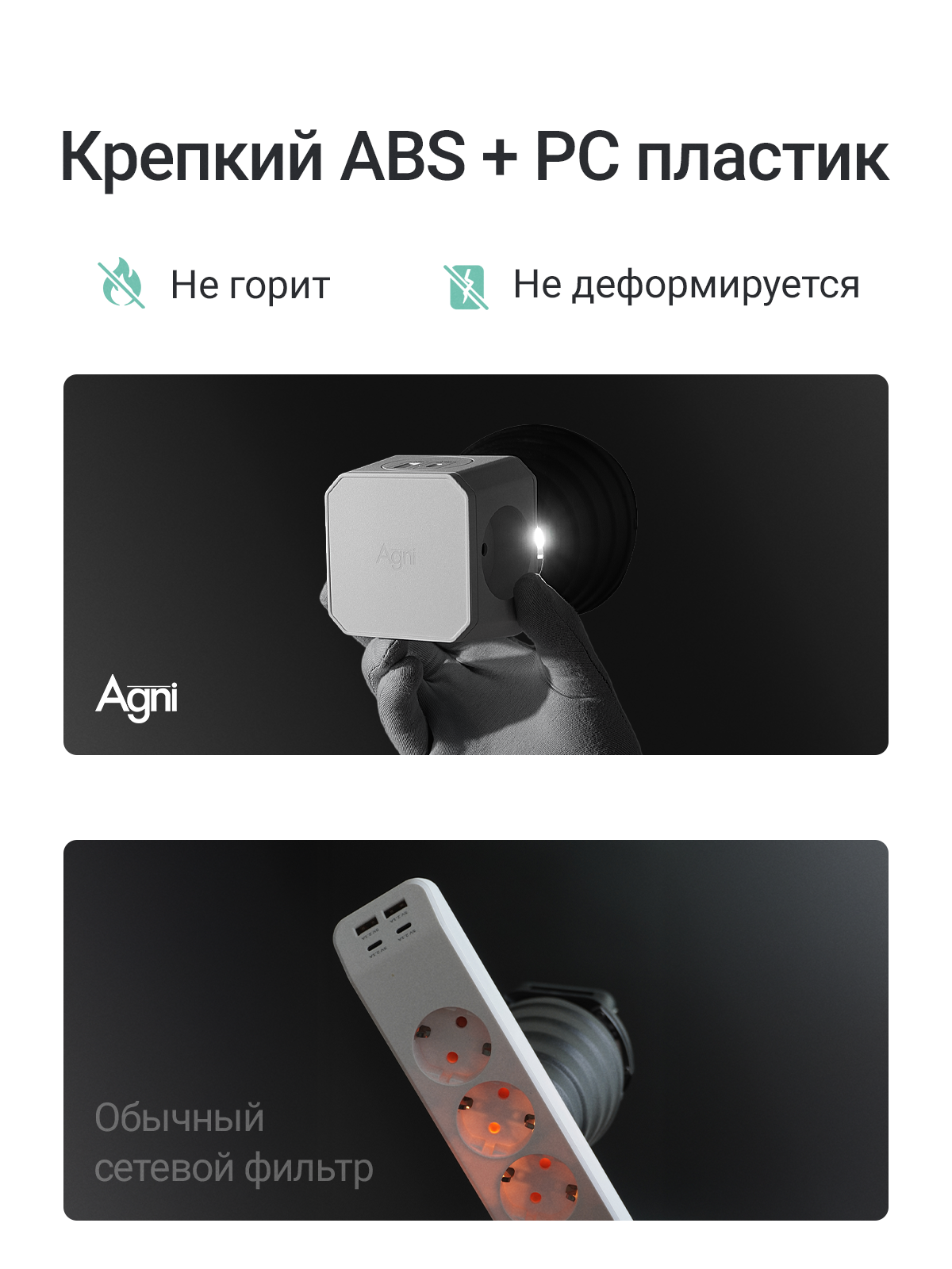 Разветвитель сетевой AGNI TP-WJ2U3E - фото 6