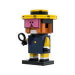 Конструктор brick labs бременские музыканты: Сыщик из мини-блоков 108 дет.