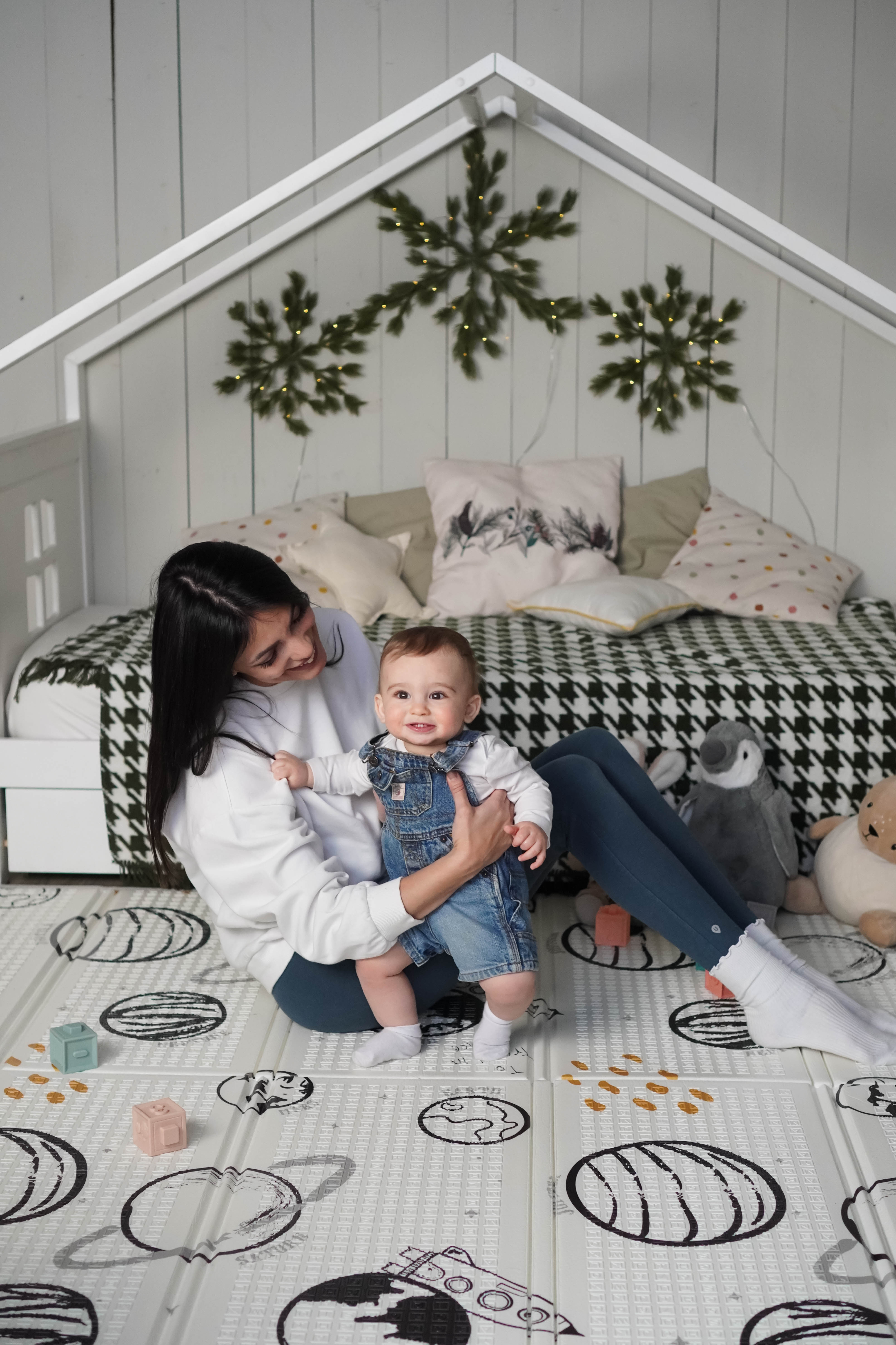 Детский коврик MIKMEL складной развивающий двусторонний 180х200 см - фото 3