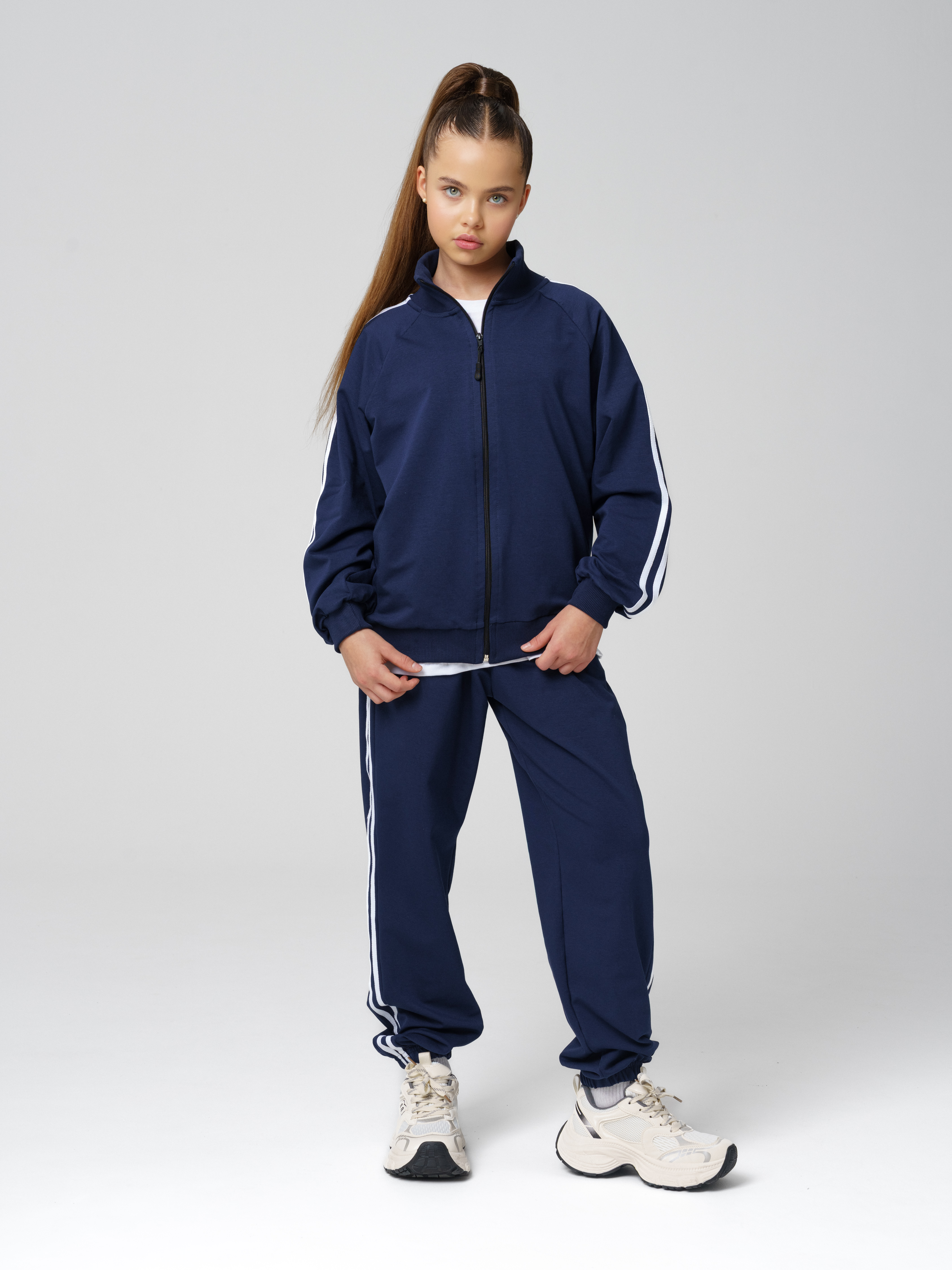 Костюм спортивный MALINAKIDS MOLREGLANINDIGO - фото 3