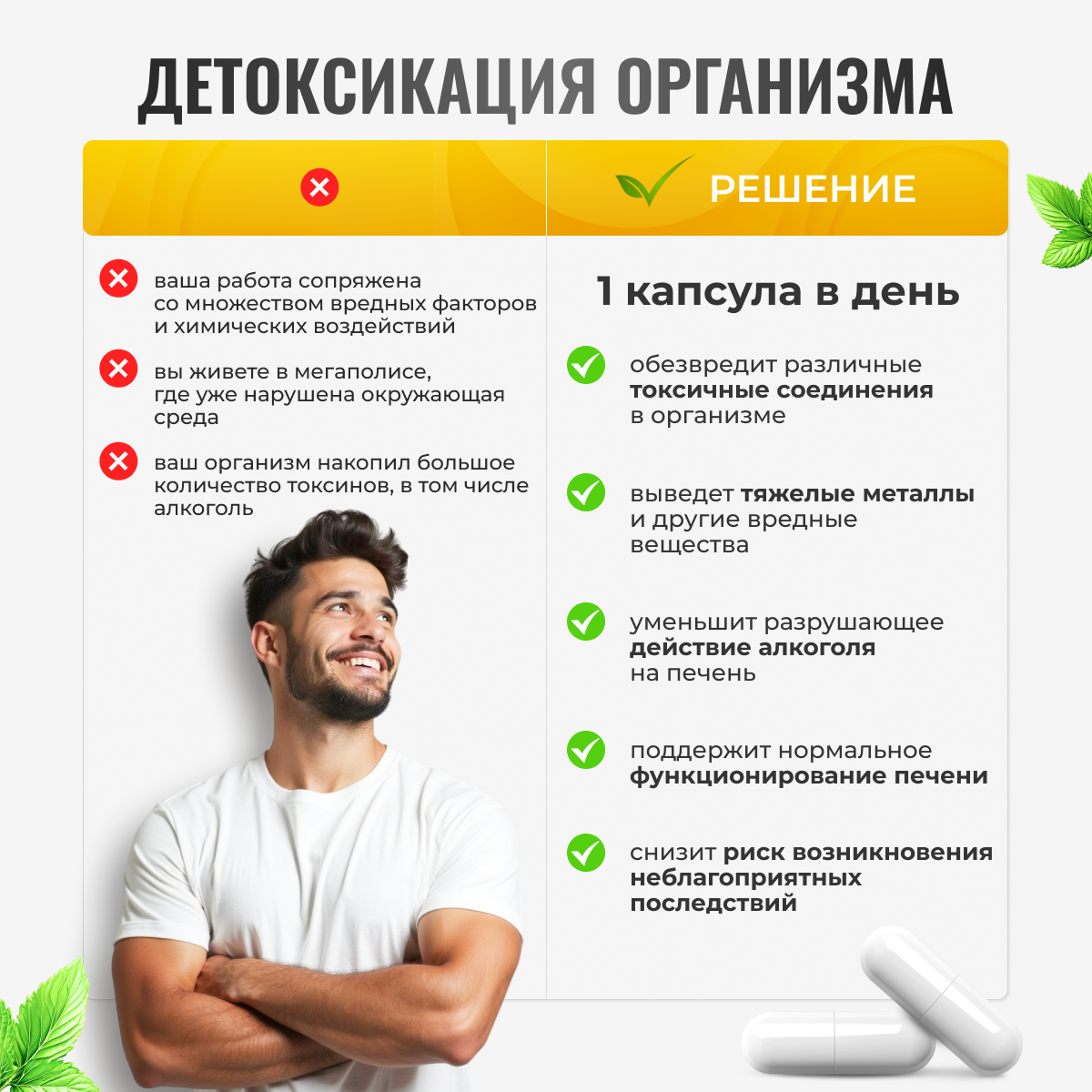 Альфа-липоевая кислота 100мг Green Leaf Formula детокс похудение энергия - фото 3