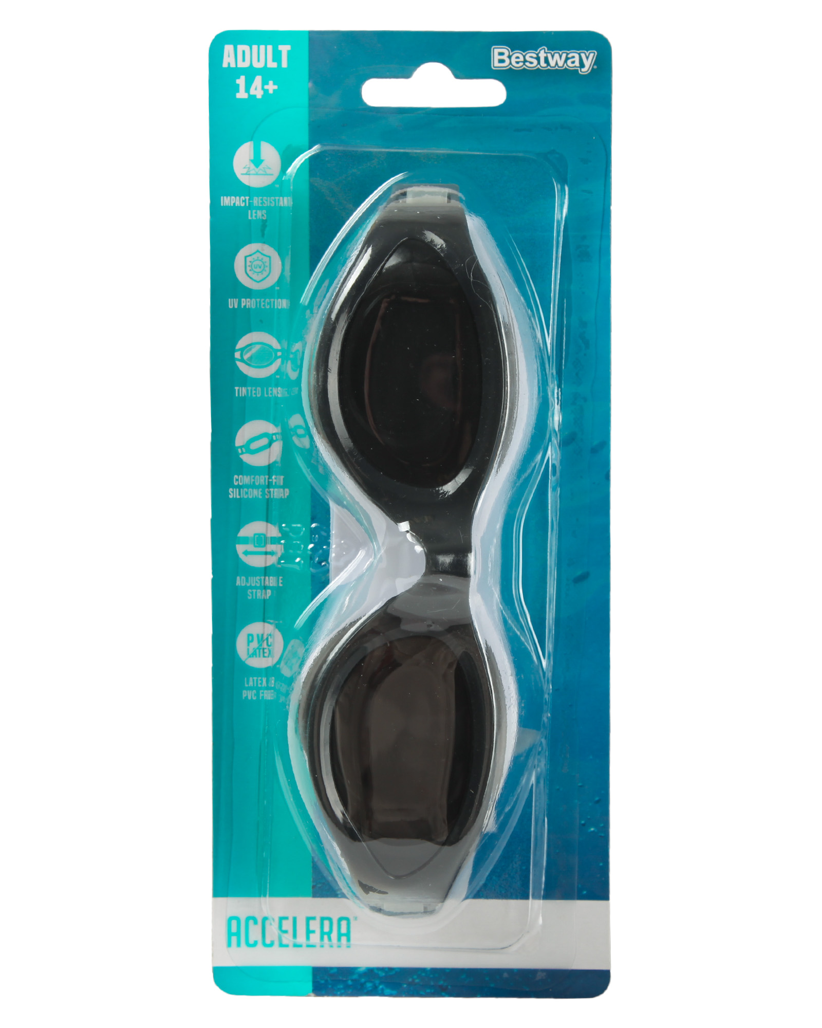 Очки для плавания Bestway черные - фото 6