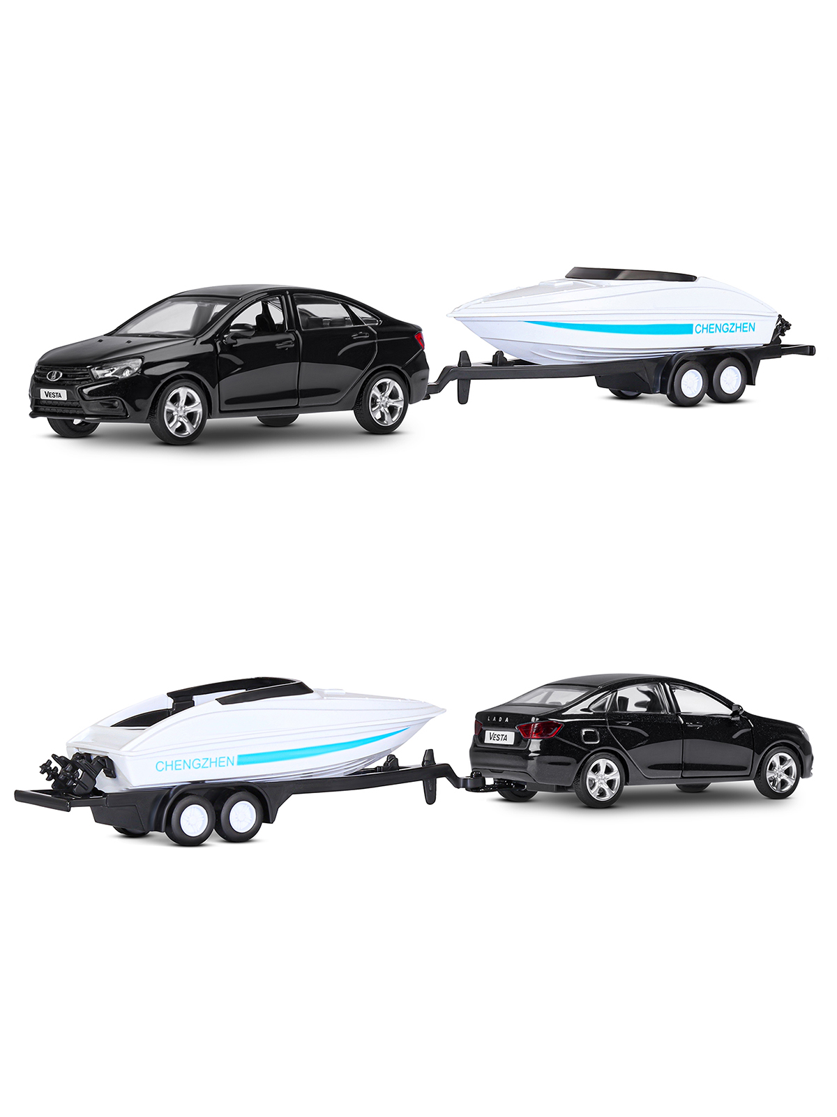 Автомобиль АВТОпанорама LADA Vesta 1:43 JB1251618 - фото 10