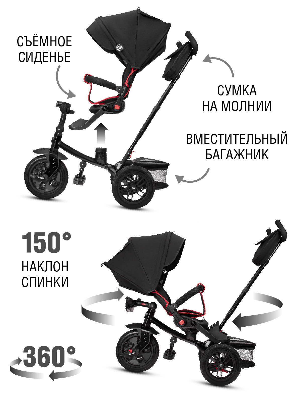 Трехколесный велосипед CITYRIDE - фото 2