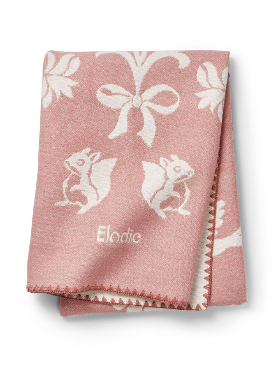 Плед Elodie хлопок-жаккард Mulberry Pink хлопок 75 x 100 см - фото 1
