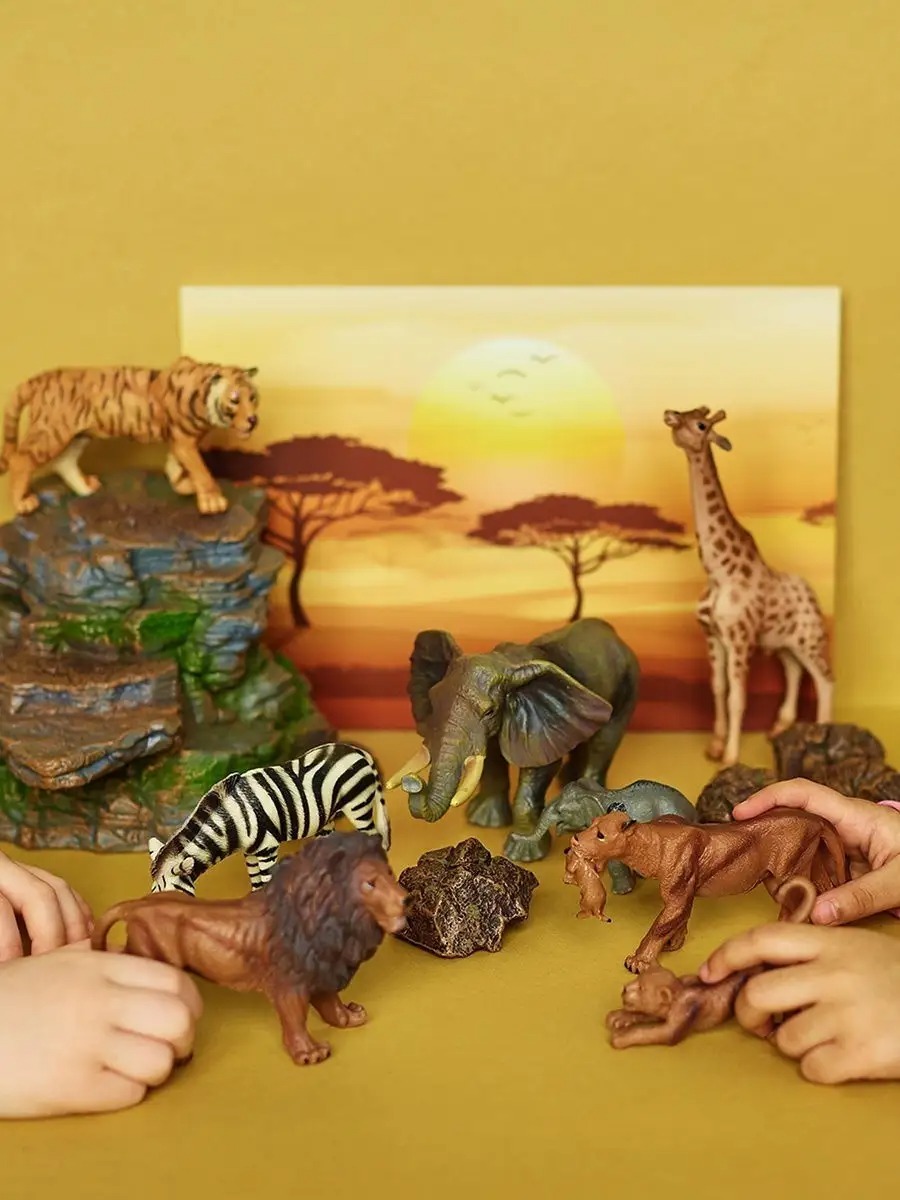 Игровой набор Masai Mara Семьи ягуаров и медведей - фото 11